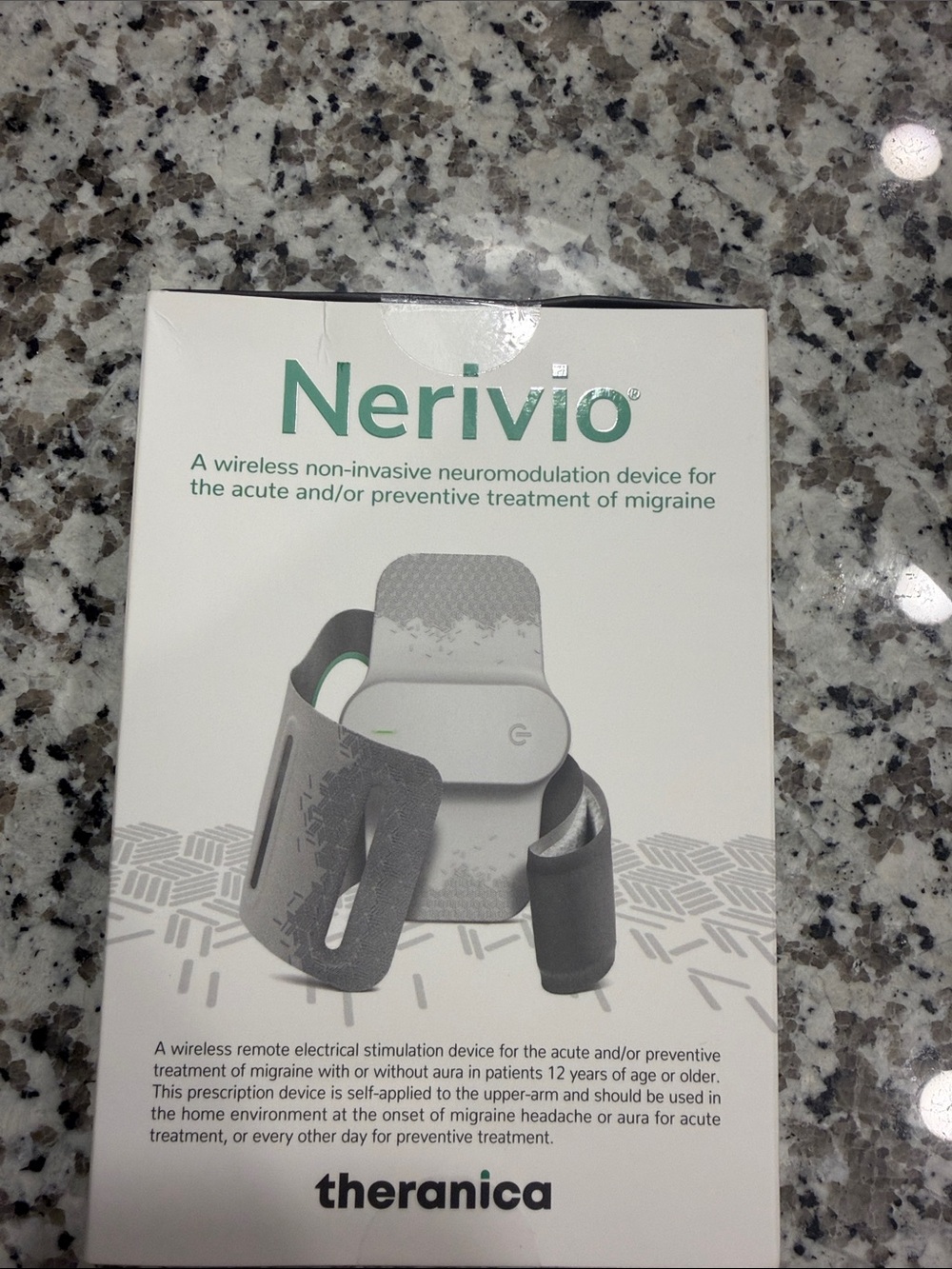 Wireless Migraine Relief Device - Gray